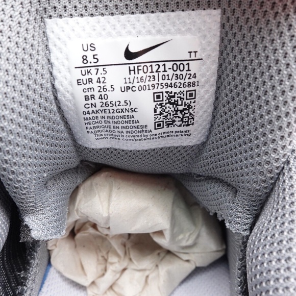 SLD NEW Nike Air Max 95 Sneakers HF0121-001 Dark Grey/White - Picture 2 of 8